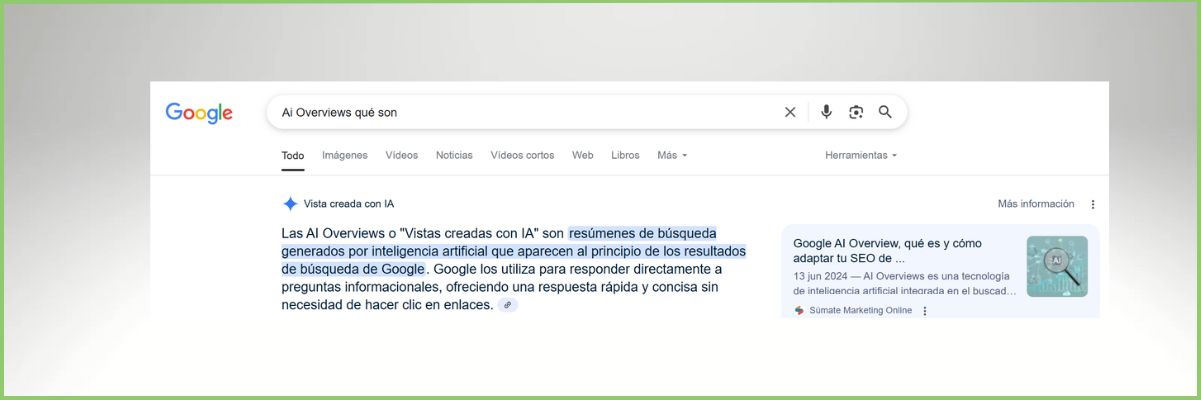 Qué son las AI Overviews | ZeroMoment