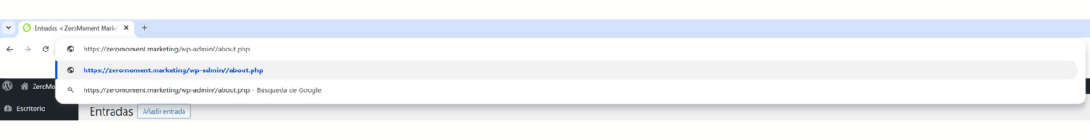 Cómo saber cuál es la versión de WordPress que usas | ZeroMoment