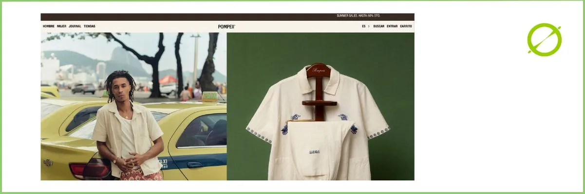 Crear campañas de email marketing ejemplo Pompaii | ZeroMoment
