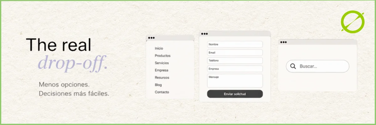 Diseño ux invisible y con menos opciones