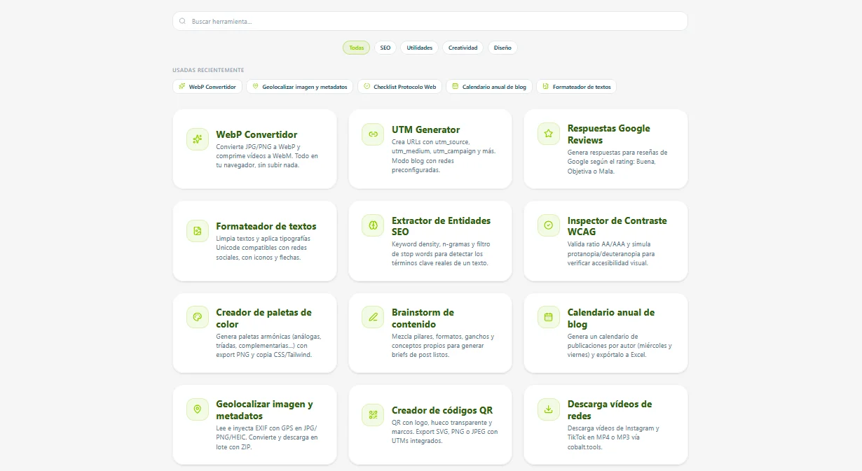 Herramientas de Marketing digital creadas por ZeroMoment