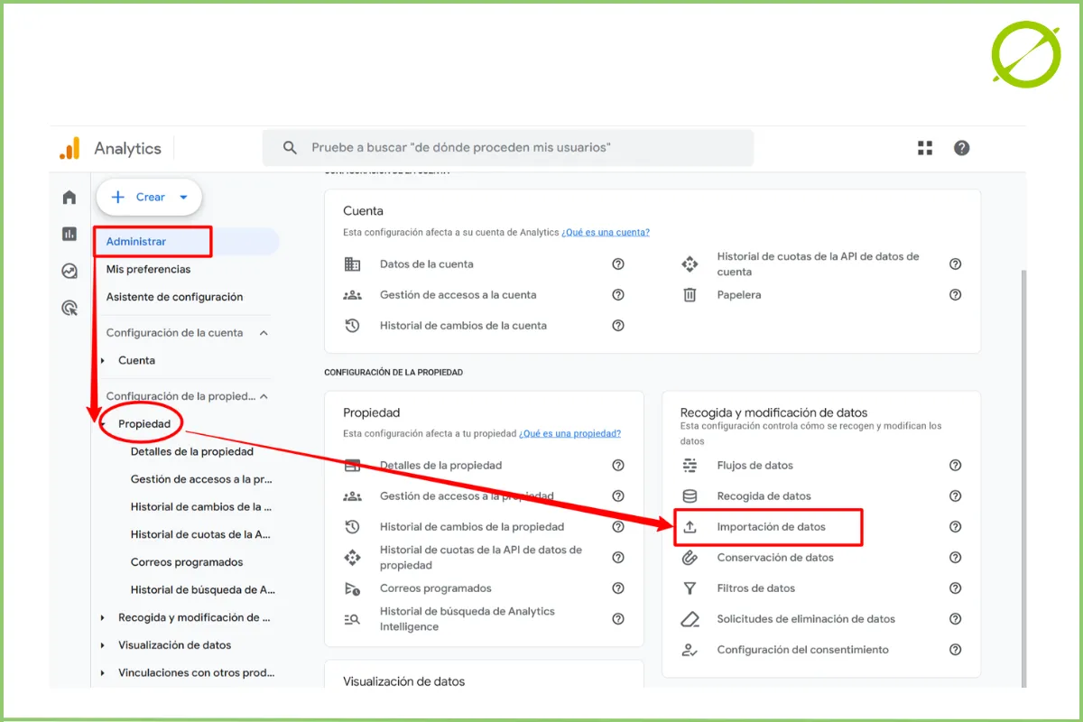 Importar datos a GA4 - paso a paso - | ZeroMoment