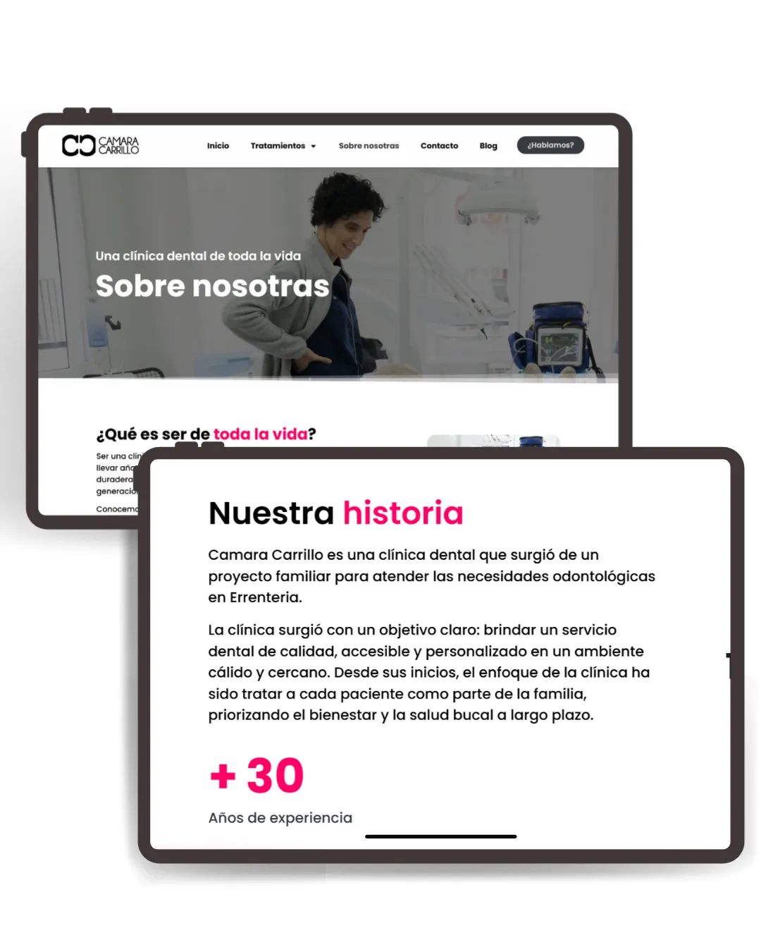Mockup tres ficha de proyecto - CAMARA CARRILLO | ZeroMoment