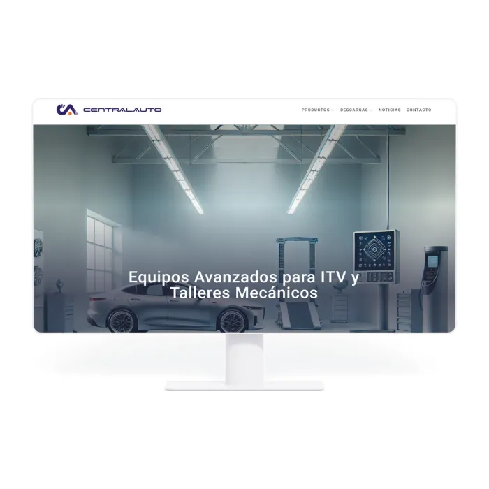 Mockup uno ficha de proyecto - CENTRALAUTO | ZeroMoment