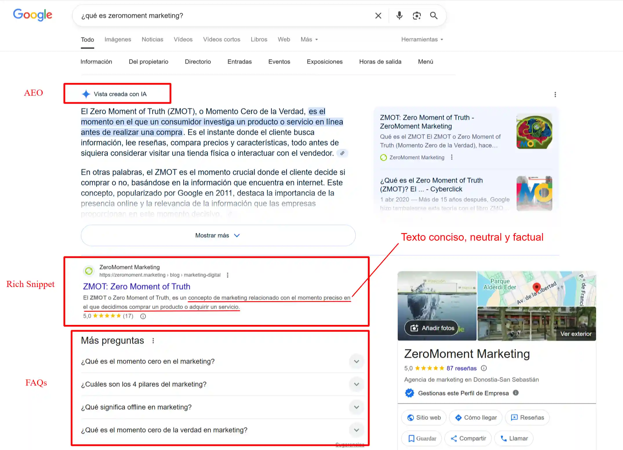 Optimizar el contenido para IA buscadores | ZeroMoment