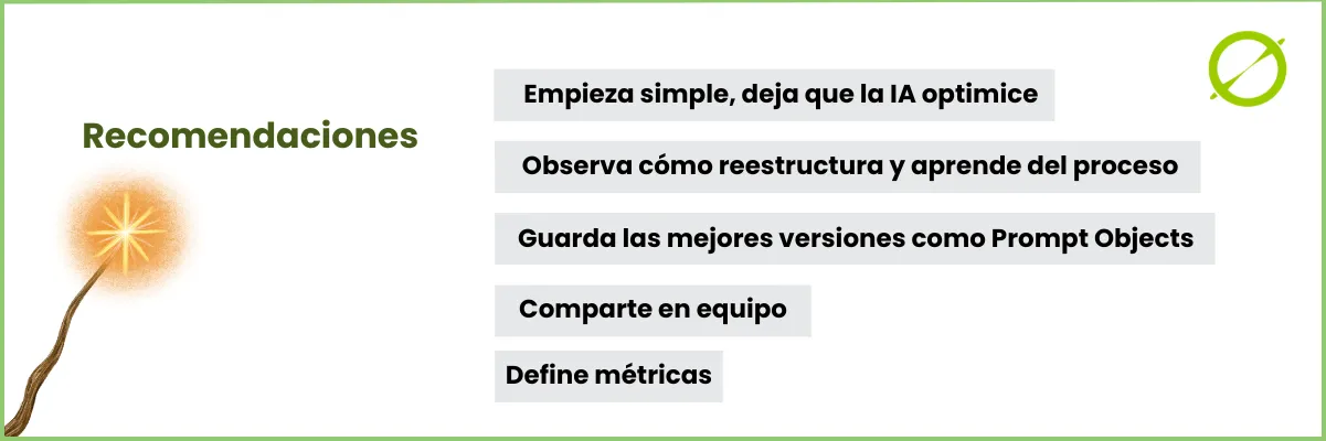 Prompt engineer recomendaciones | ZeroMoment