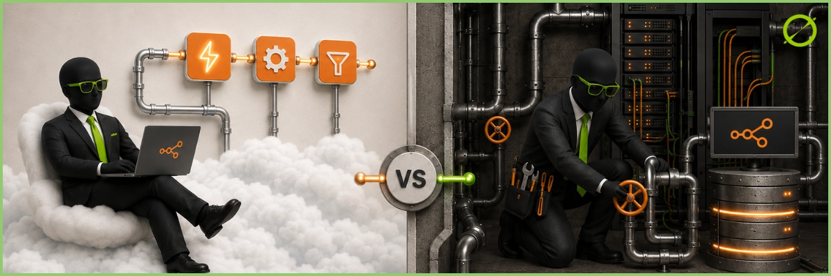 Qué es n8n self hosted y sus diferencias con la versión cloud
