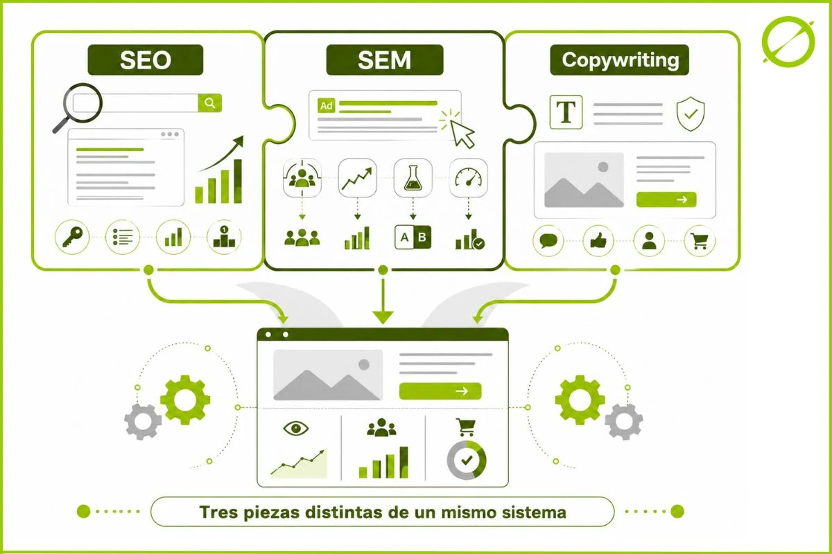 SEO vs SEM vs Copywriting - tres piezas que encajan dentro de una estrategia | ZeroMoment Marketing