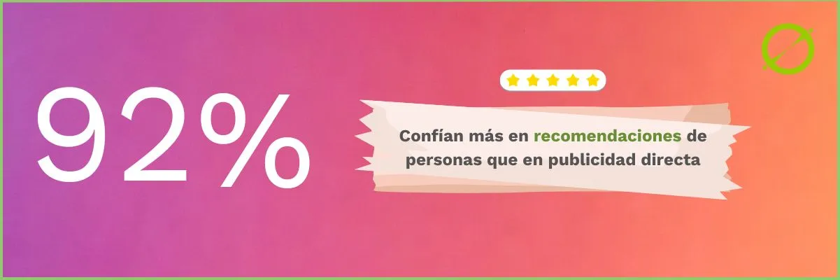 El 92 % de los consumidores confía más en recomendaciones de otras personas que en la publicidad directa | ZeroMoment